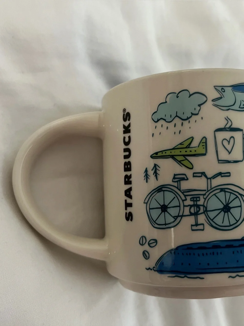 New Starbucks mug Seattle Been There series original box 14 ounce